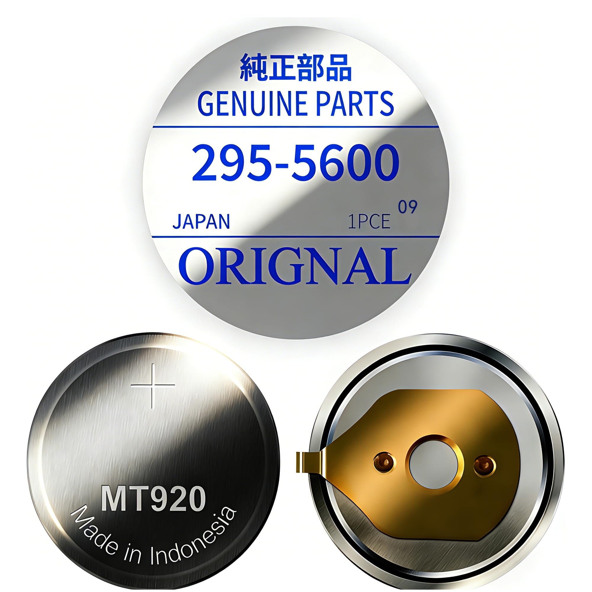 Rechargeable Watch Battery by Panasonic MT920 295-5600, High-Capacity Eco-Drive Replacement for Citizen C650 E810 E811 7821 B620, Includes Storage Case