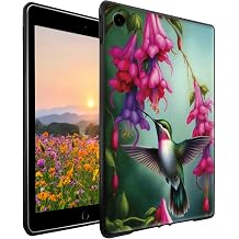 for iPad 10.2 Case for iPad 9th/8th/7th Generation 2021/2020/2019/Pro 10.5 Inch Slim Lightweight Soft TPU Silicone Shockproof Protective Back Shell Cover, Hummingbird