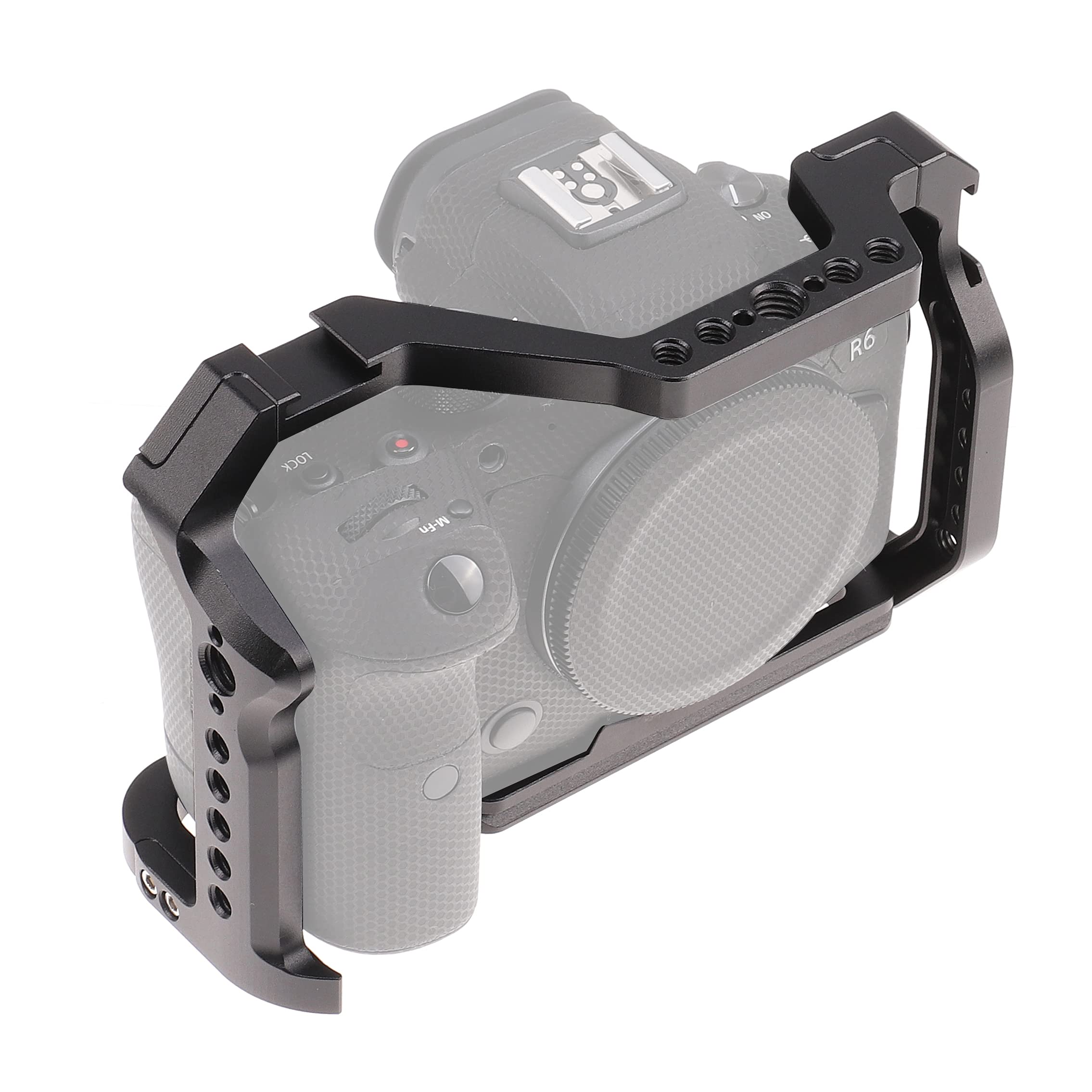 Eos R10 Rig Aluminum Alloy Cage Hersmay Camera Cage For Canon EOS R10 - Aluminum ...