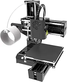 Gonetre Mini Impressora 3D para Iniciantes Máquina de Impressão 3D de Alta Velocidade e Alta Frequência Design Compacto Volume de Impressão 4x4x4in Adequado para Crianças e Amadores (Plugue dos EUA)