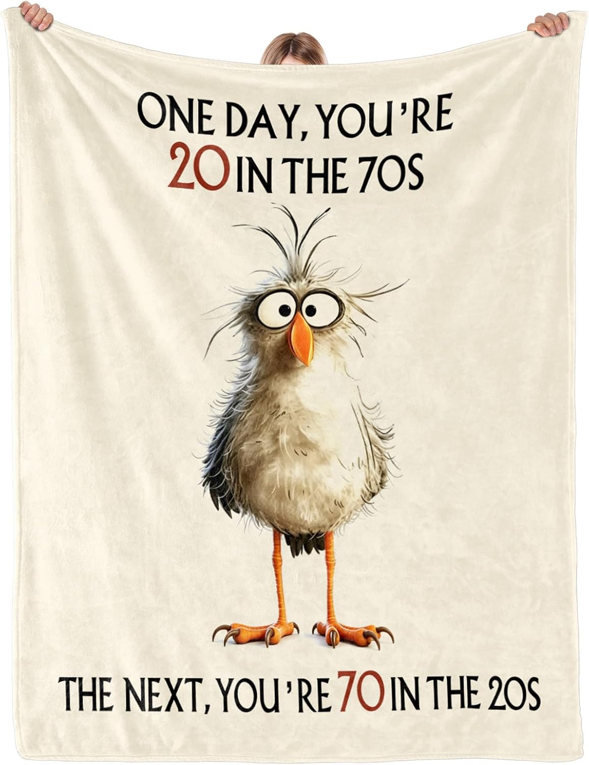 70th Birthday Gifts for Women, 70th Birthday Blanket 60"x50"