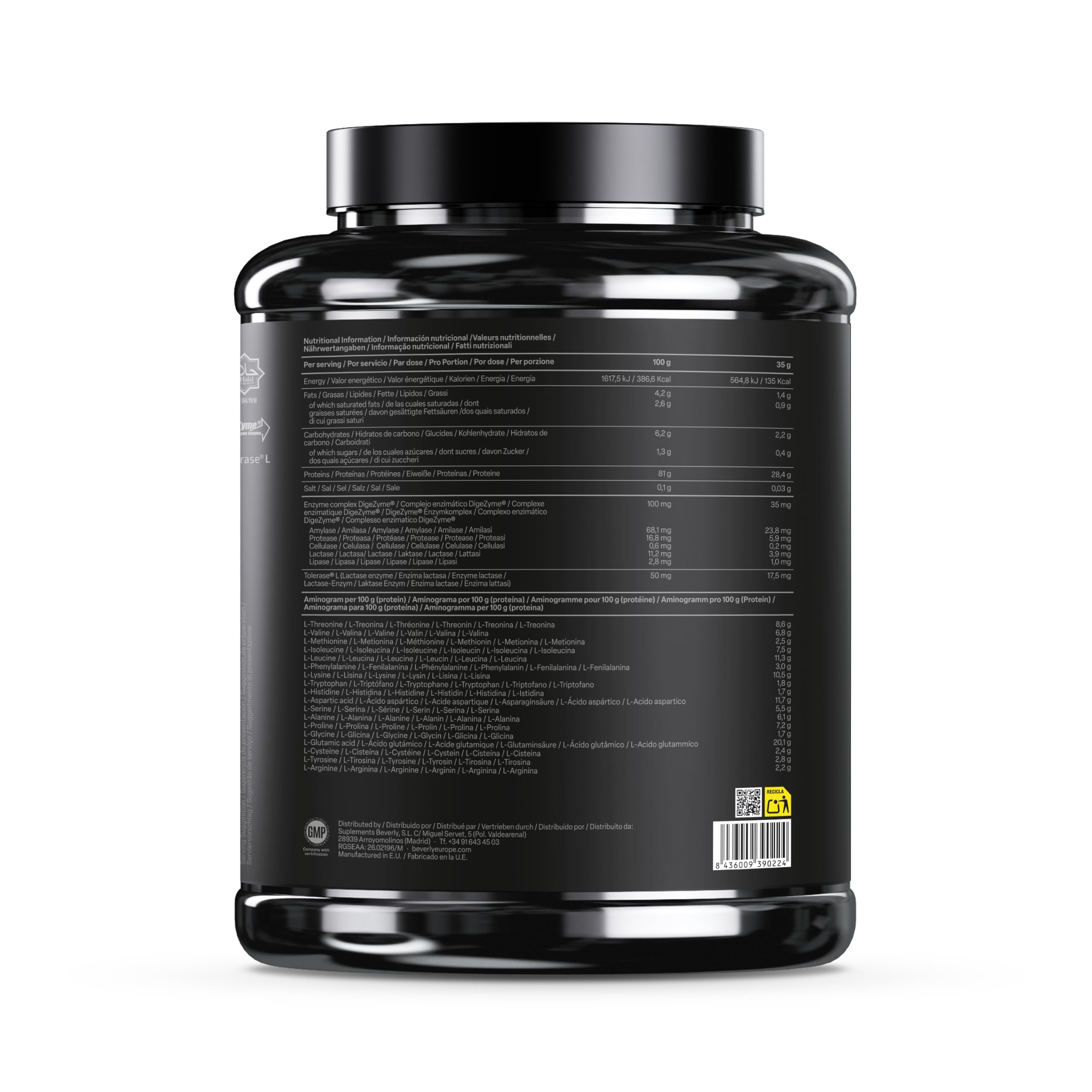 Beverly PACK HYDRO PROTEIN (Proteína + Vitaminas) | Proteína Hidrolizada de Suero Whey con Digezyme y Tolerase L + VITAMIN COMPLEX 90 caps | Excelente Digestibilidad (2 Kg, Chocolate)