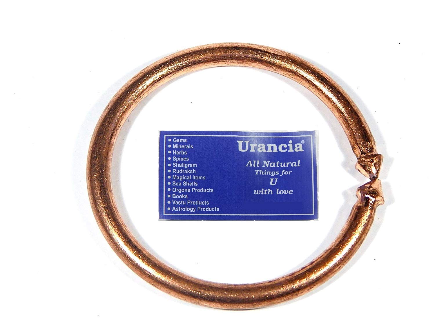 Buy Urancia® Brown Copper Bangle Tamba Free Size Kada with Astrological