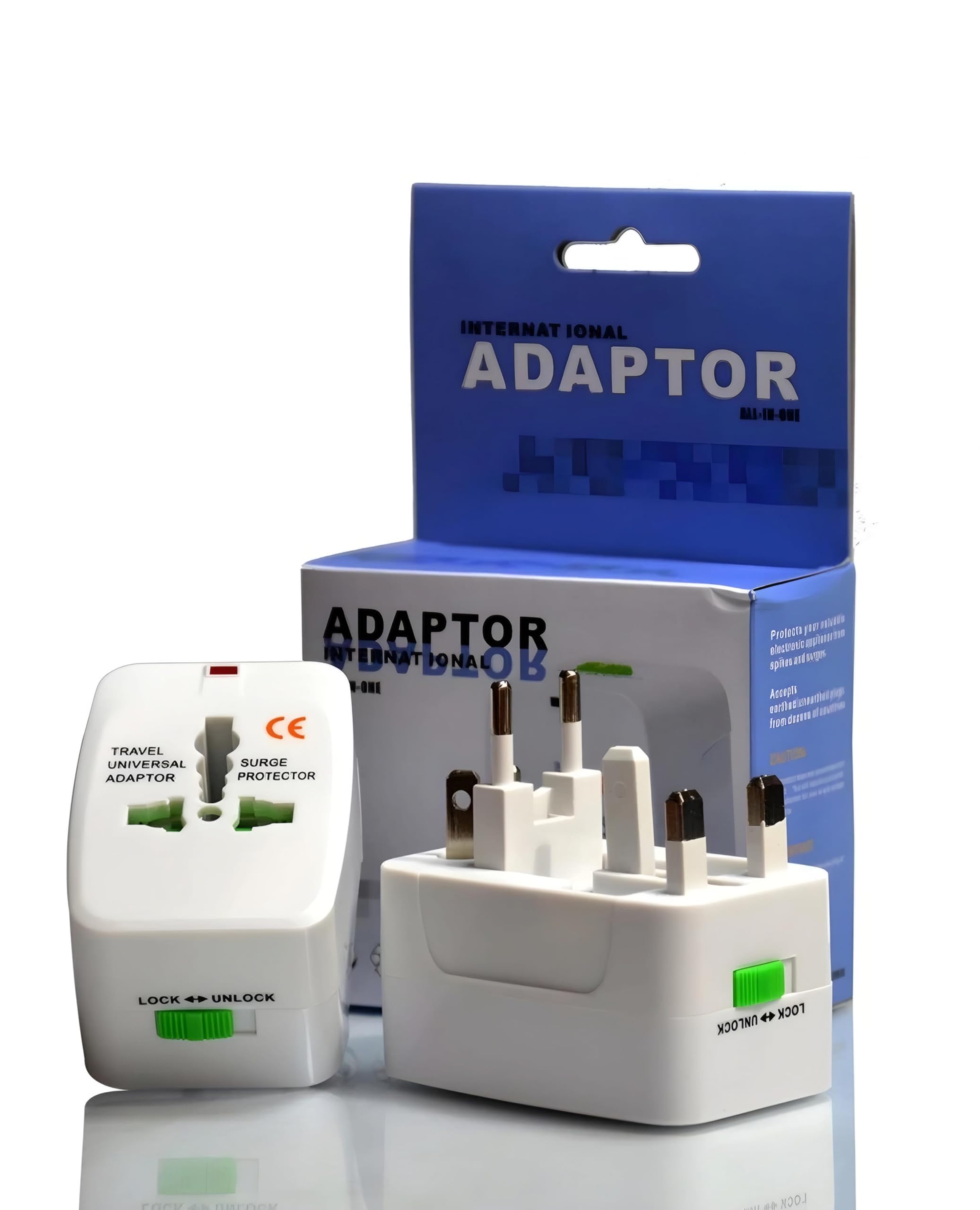 DKP Medicams Universal Travel Adapter International All in one Universal Travel Adapter for Word Wide use Travel Plug USA Canada UK Europe and 150 Other Countries 125-250V White-image-30