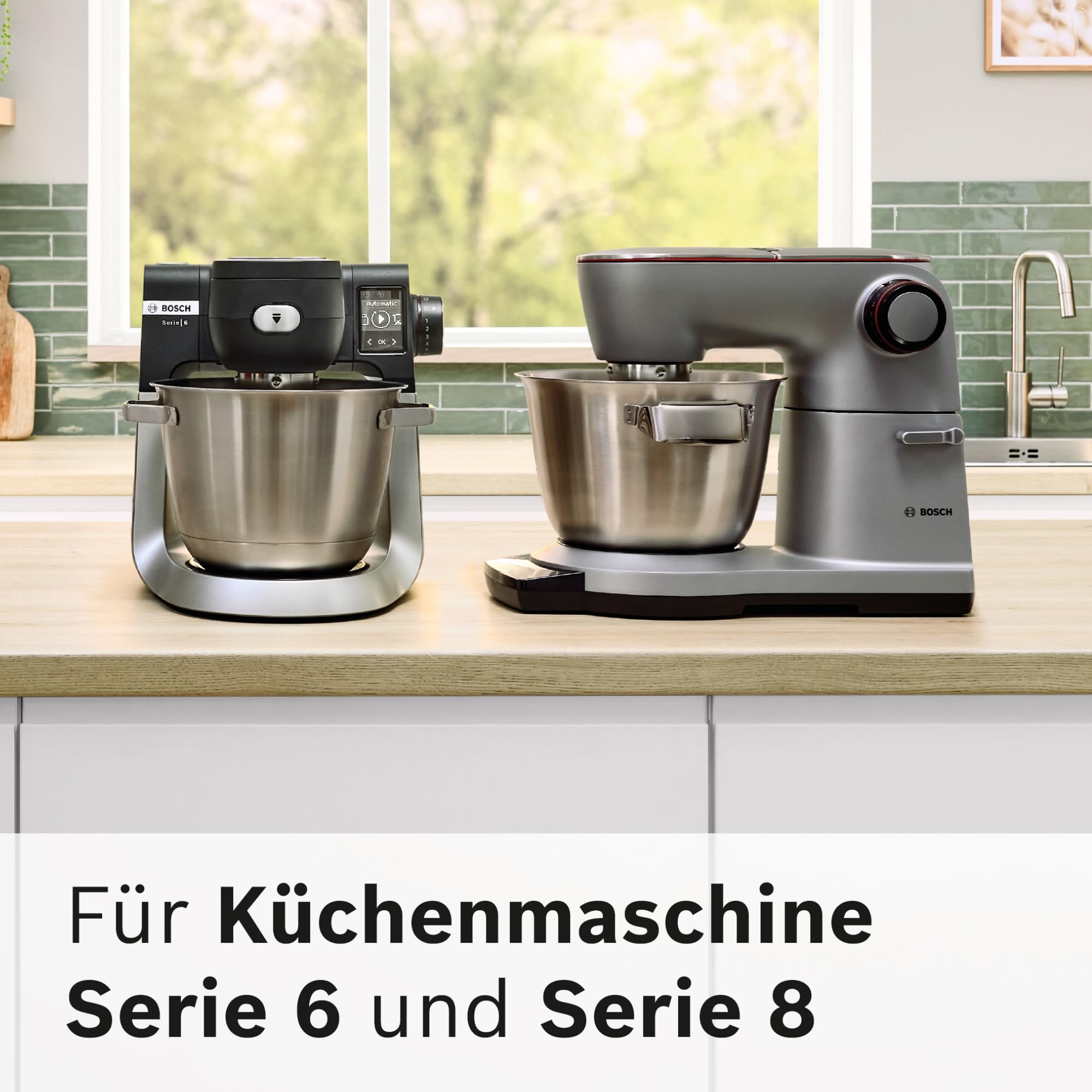 Bosch Multi-Zerkleinerer-Set MUZS68TM, 5-in-1, Mixen, Mahlen, Hacken, Aufbewahren, ToGo-Becher, Zubehör passend für Küchenmaschine Serie 6, Serie 8, OptiMUM