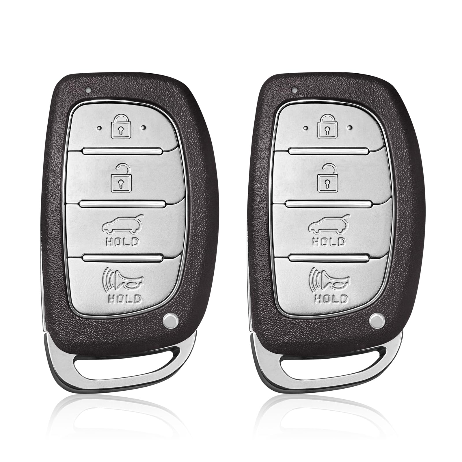 2 Keylessbest - Telecomando di ricambio per Hyundai Tucson 2019 2020 2021 TQ8-FOB-4F11 4 pulsanti 434 MHz