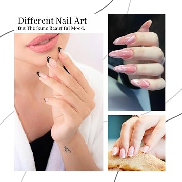 Builder Gel for Nails, 7-in-1 Clear Hard Gel for Rubber Base, Apex Building, Thickening Extensions and Rhinestone Glue, LED/UV Lamp Cured for DIY & Salon and Gift (15ml)