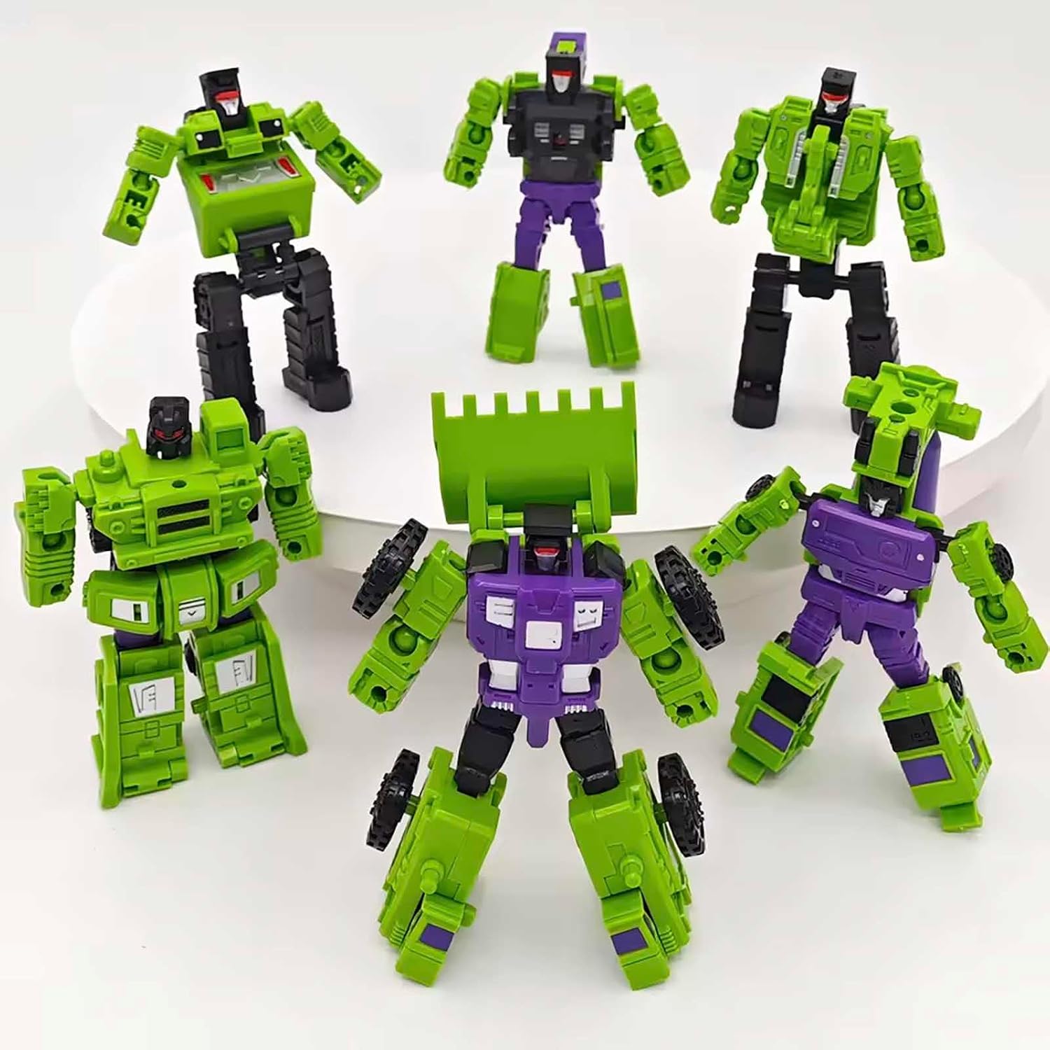 6 in 1 Transform SS86 Constructions Truck Toys Deformation Vehicles Combine