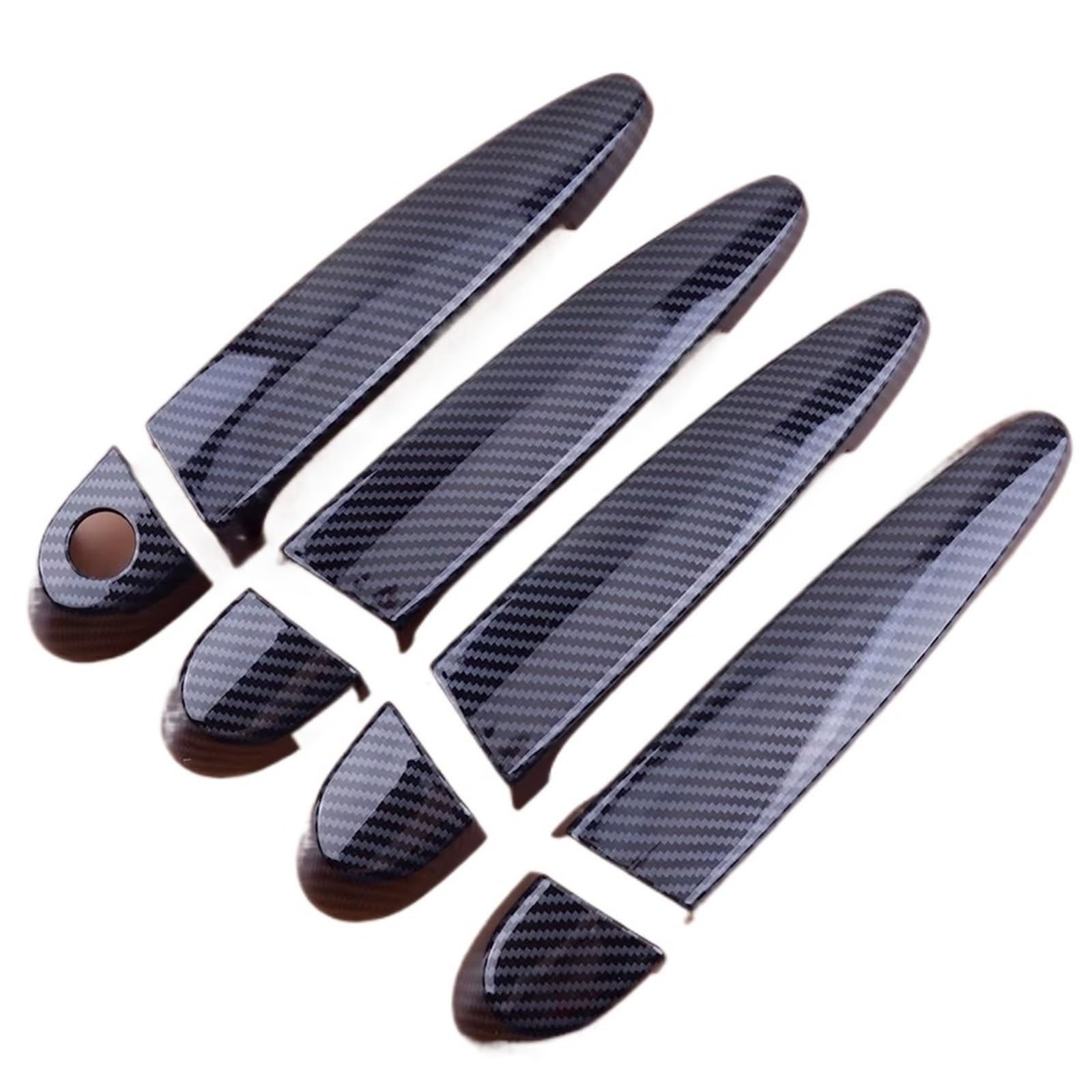 CFDEKOIB Exterior Door Handle Cover Car Door Handle Trim Compatible with X6 for E71 2008-2013 Car Door Handle Cap Cover Set Frame Trim Plus Extra Pair Accessories