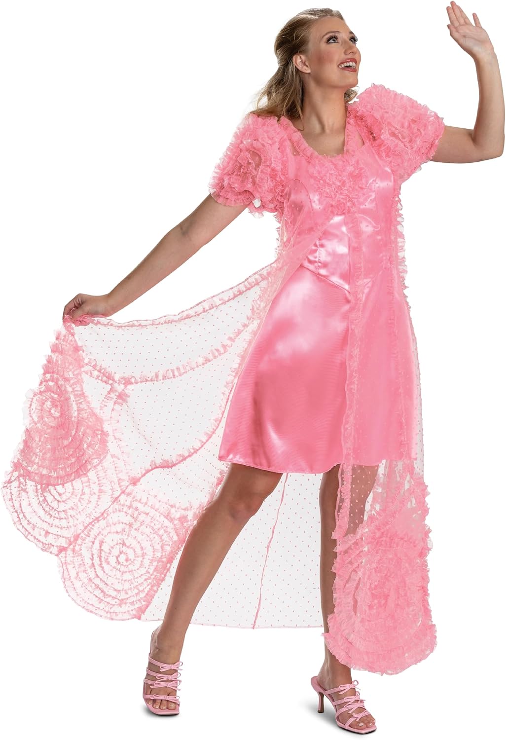 Disguise Wicked Glinda Popular Dress Costume, Official Wicked Movie Costume for Women