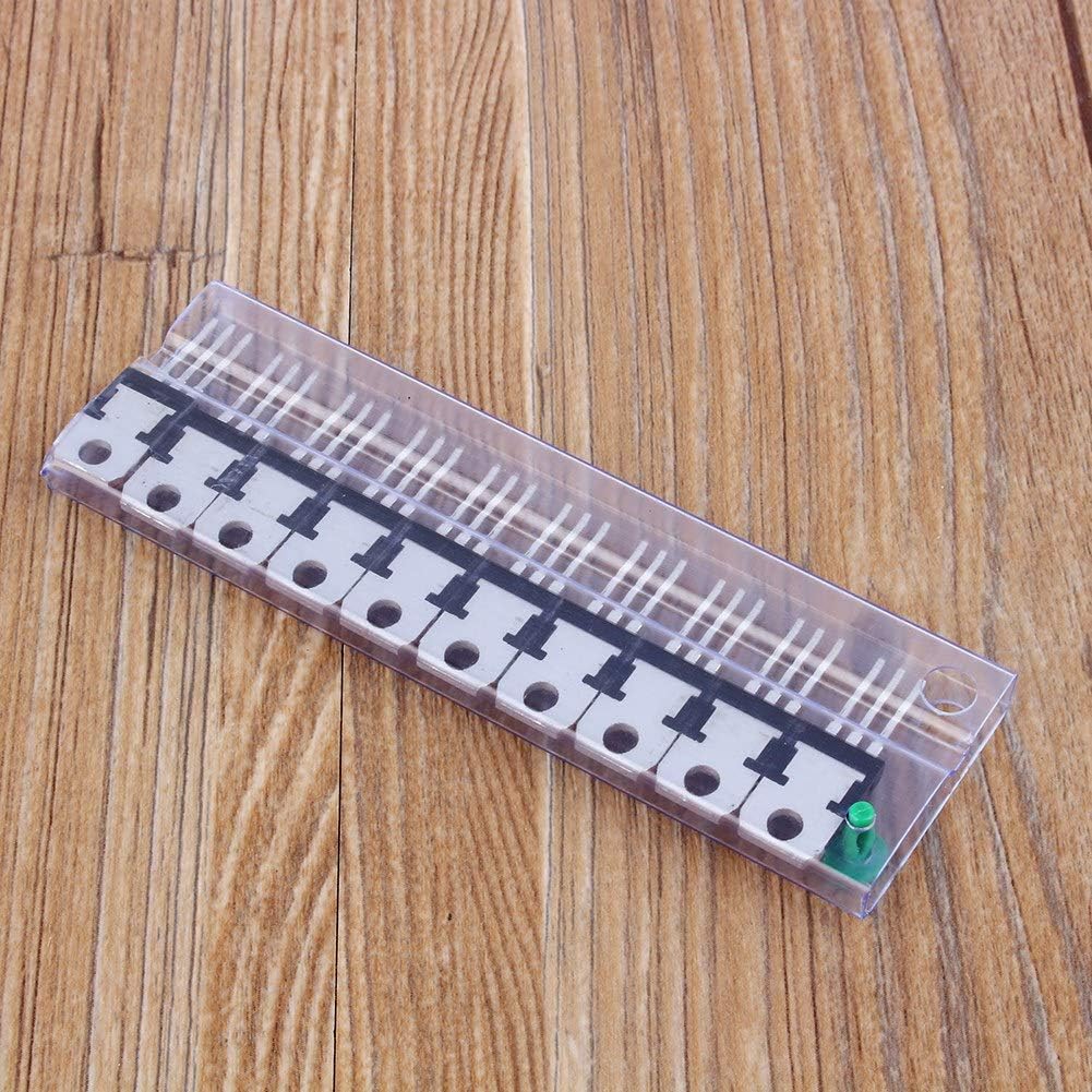 Oumefar Voltage Kit, 10Pcs/Lot L7805 LM7805 7805 Voltage 5V 1.5A Voltage Fit for ated Power Supply and Limiting Circuit