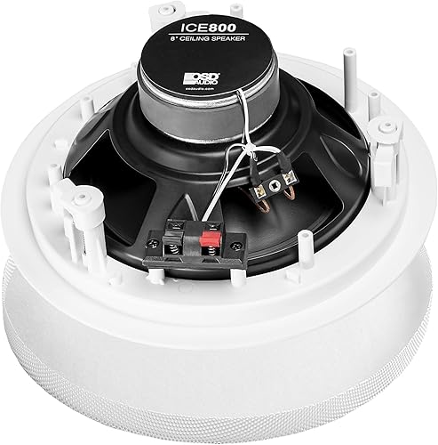 Miniatura 5 de OSD Audio ACE500 bocinas para techo, de 5.25pulgadas, 75W, la rejilla se pude pintar, de color blanco, 1 par ICE800 Regular
