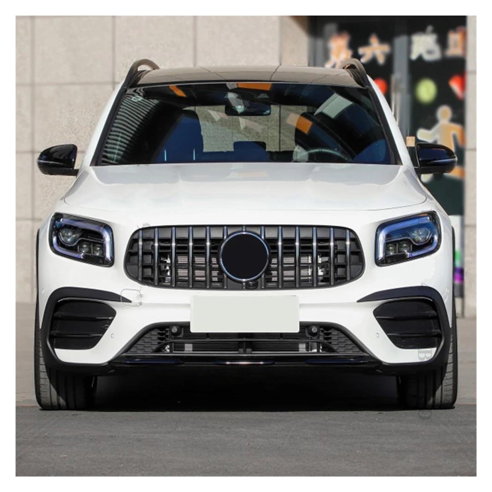 GLB AMG 仕様フロントグリル メッシュデザイン ブラック/シルバー GLB 
