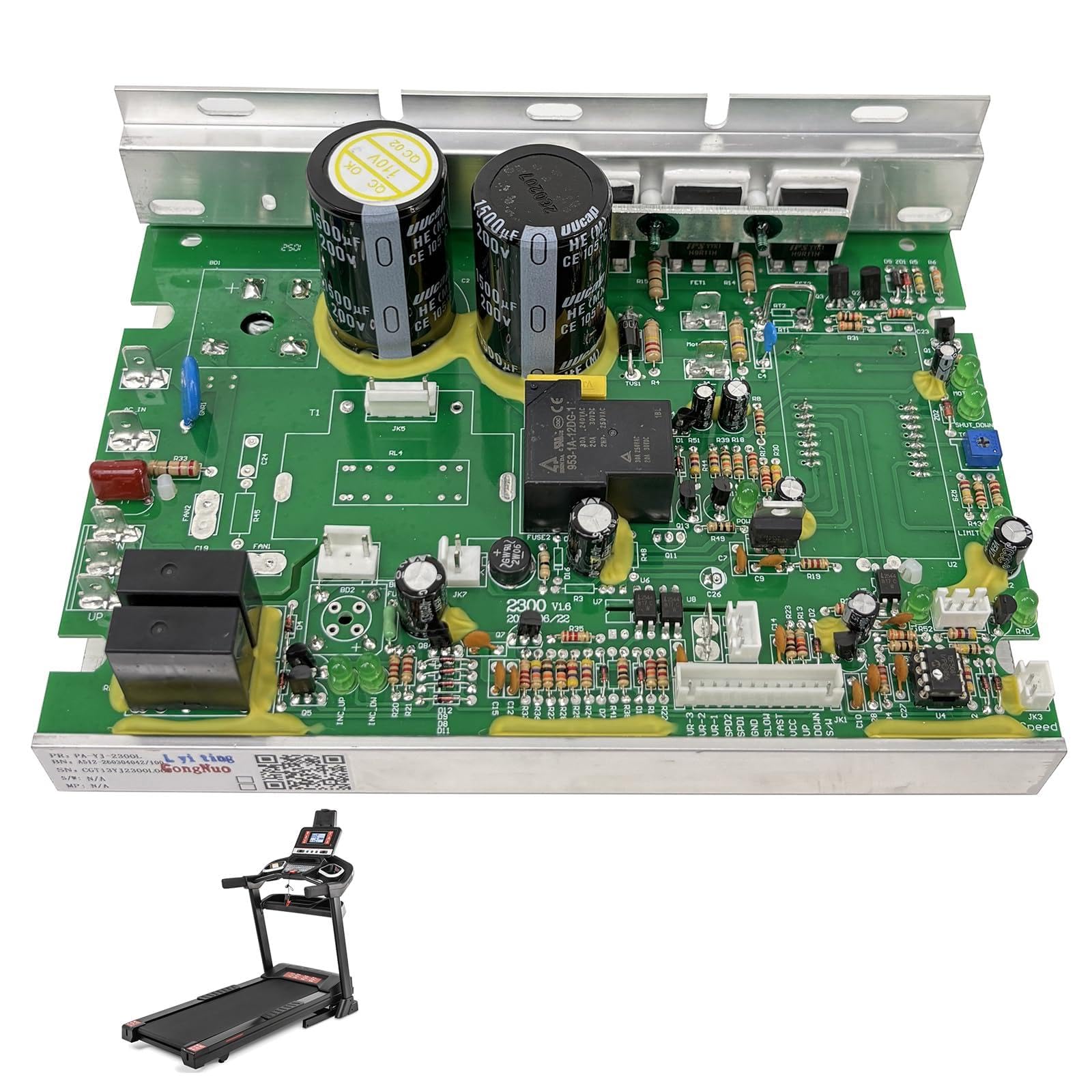 Controlador motor de cinta de correr Sole F80 F85 placa circuito PA-YJ-2300L