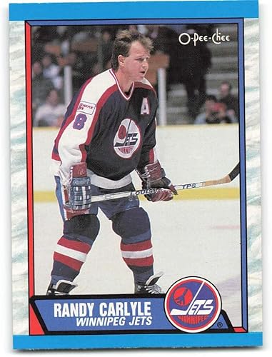Hockey NHL 1989-90 O-Pee-Chee #291 Randy Carlyle Winn Jets