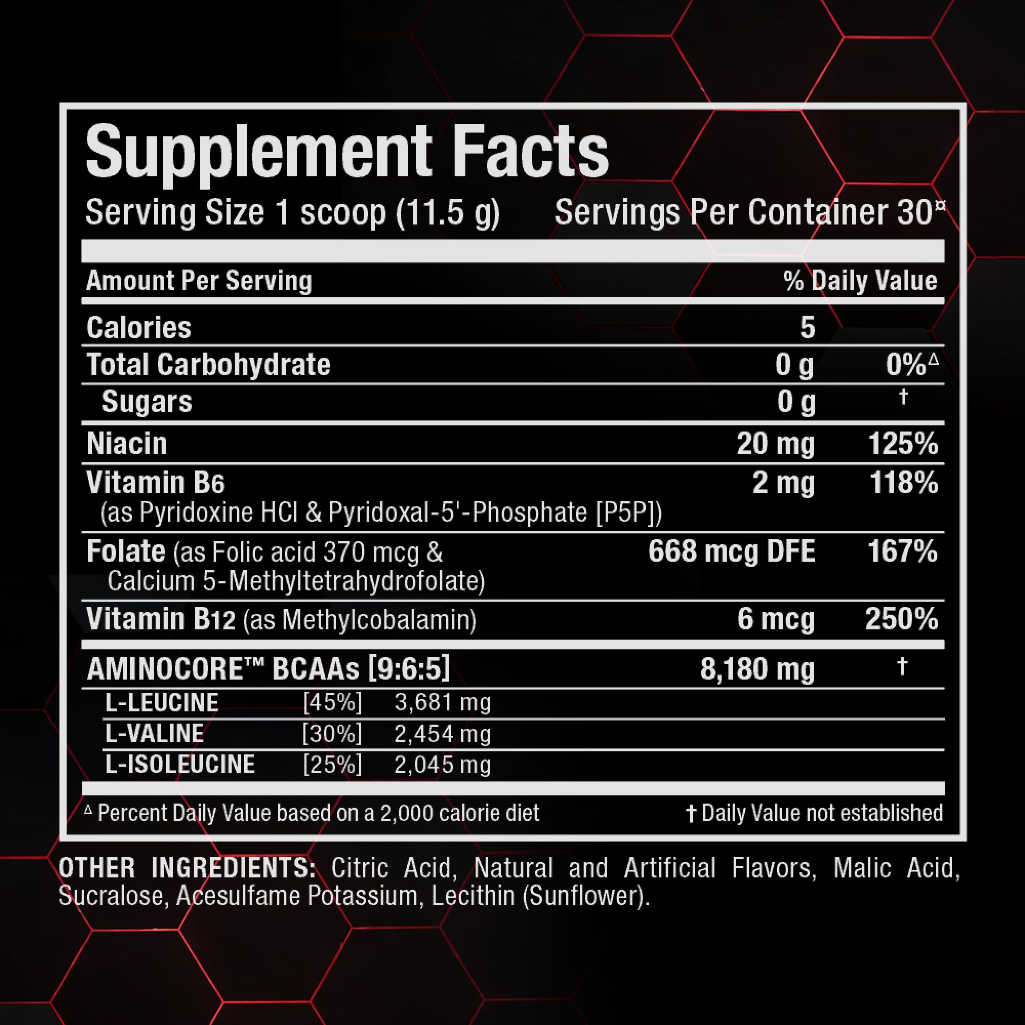 ALLMAX AMINOCORE BCAA Powder, Pineapple Mango, 30 Servings, 345 g — Amazon image 9