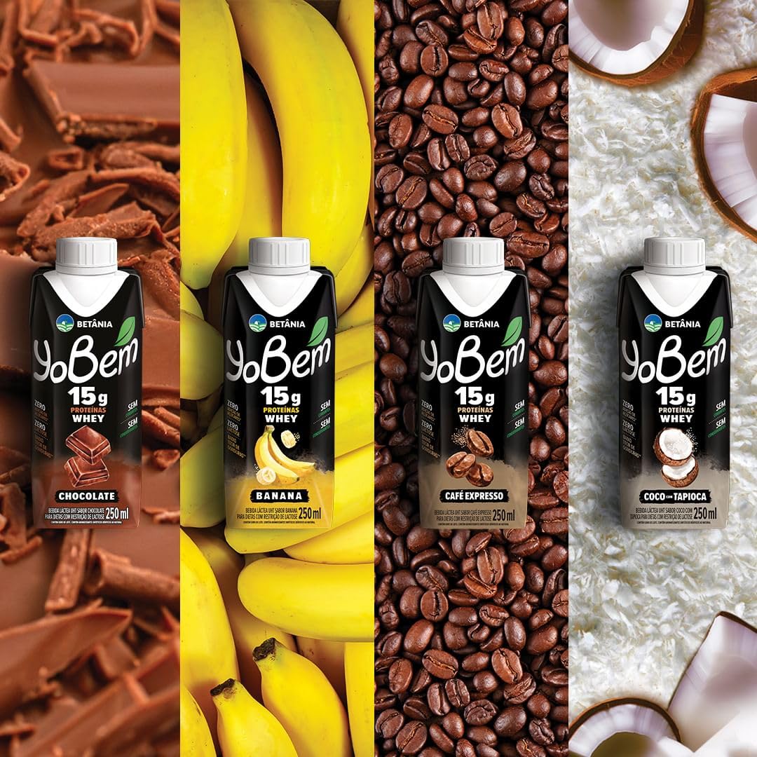 YoBem Bebida Proteica Coco com Tapioca 15g de Proteínas Whey