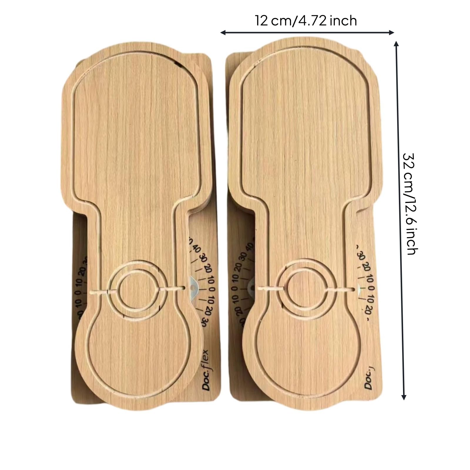Baoblaze Entrenador de Arco Plantar Tabla de Pie Tablero de Equilibrio de Madera con Diseño Ergonómico para Alineación Correcta del Pie Adecuado para Rutinas