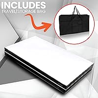 Vista 7 de Pyle Pantalla de Cubierta Plegable para Cabina de DJ - Tablero Frontal Portátil para Eventos Fachada Pantalla de Proyector de Luz de Video Panel