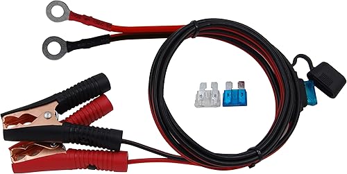 Miniatura 10 de CUZEC Cable de extensión de 16 AWG con abrazadera de batería de 12 V24 V clip de batería para inversor de alta potencia y más (13.1 pies de largo)