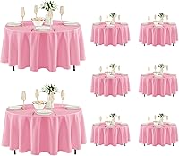 Vista 18 de Fitable - Paquete de 8 manteles rectangulares: telas de mesa lavables, resistentes a las manchas y sin arrugas, cubiertas de mesa reutilizables