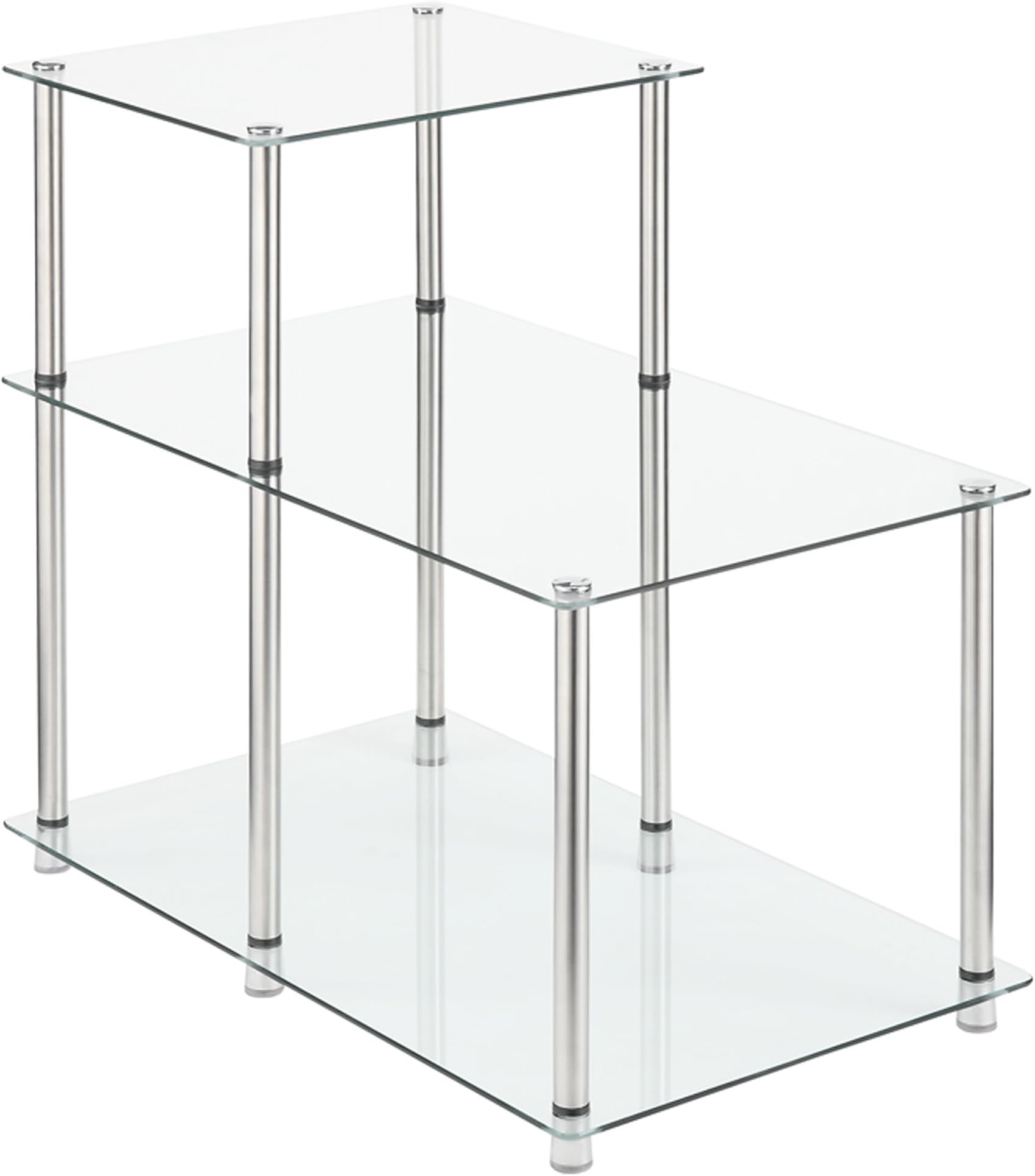 Convenience ConceptsDesigns2Go 3-tier Glass End Table