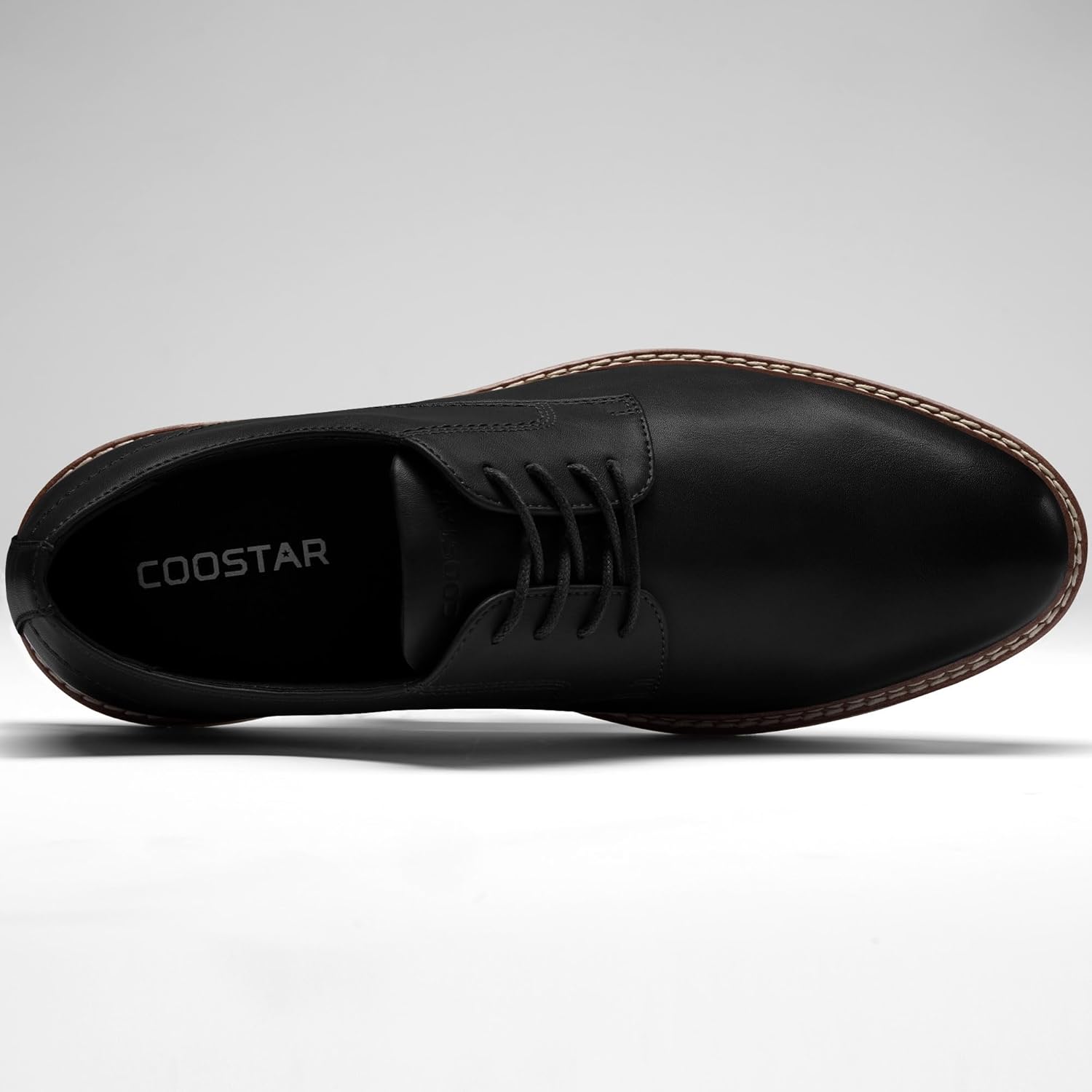 Mens Casual Dress Shoes Business Formal Derby Sneakers Oxfords Shoe - Image 5