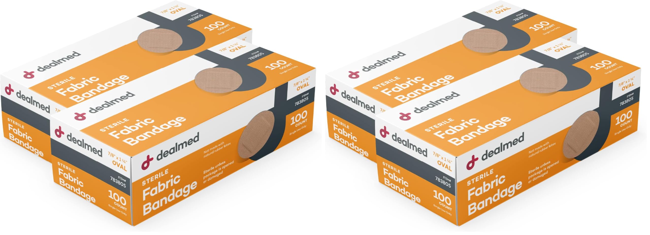 Dealmed Knuckle Adhesive Bandages - Latex Free Nonstick - 100 Count — Amazon image 16