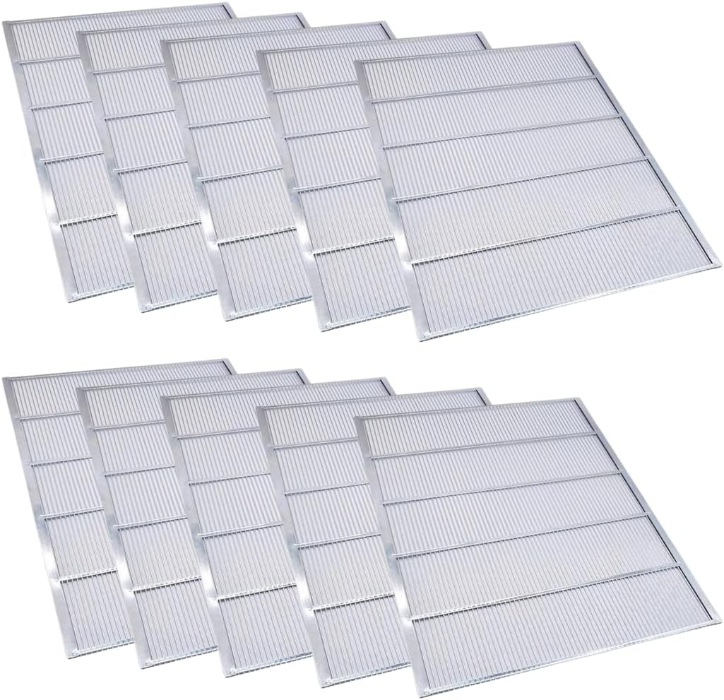 8 Frame Size Metal Queen Bee Excluder (20 Pack). Queen Excluder for Beekeeping and Separating Queen Bees from Honey in Your Bee Hive.