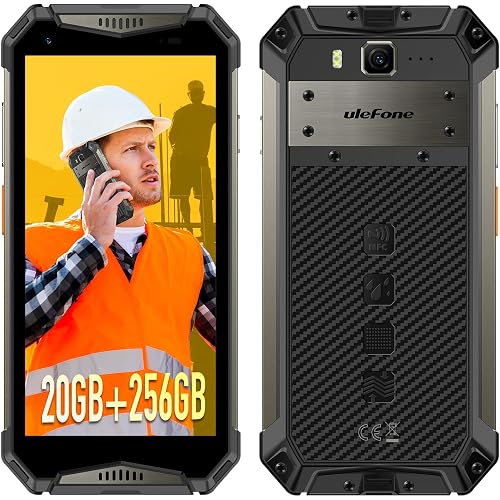 Ulefone Armor 20WT Rugged Phone, Helio G99 20GB + 256GB, 10850mAh Battery 33W Fast Charging, 50MP + 16MP, 5.65'' FHD+, Android 12, Dual Speaker, Fingerprint ID, NFC, GPS, GLONASS