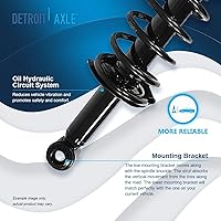 Vista 128 de Detroit Axle - Kit de suspensión delantera de 10 piezas para Chevy Aveo Aveo5 Pontiac G3 Wave 2 Ready Struts Assembly 2 Enlaces de barra