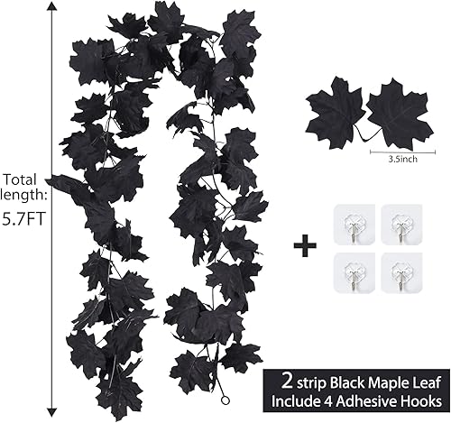 Miniatura 2 de Decoración de otoño para puerta, hojas de arce colgantes de otoño, hojas de arce de otoño, decoración del hogar, decoración de otoño, decoración de