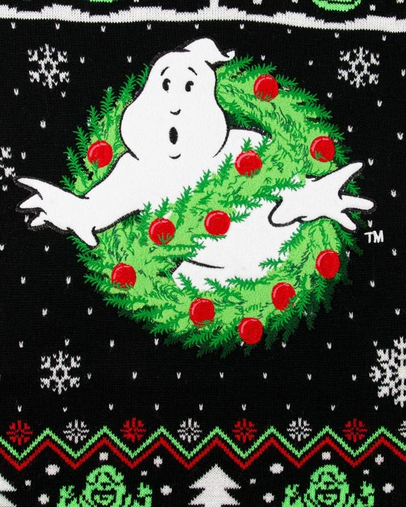 Numskull Feesttrui Numskull Uniseks Officiële Ghostbusters Gebreide Kersttrui Voor Officiële Ghostbusters Merchandise