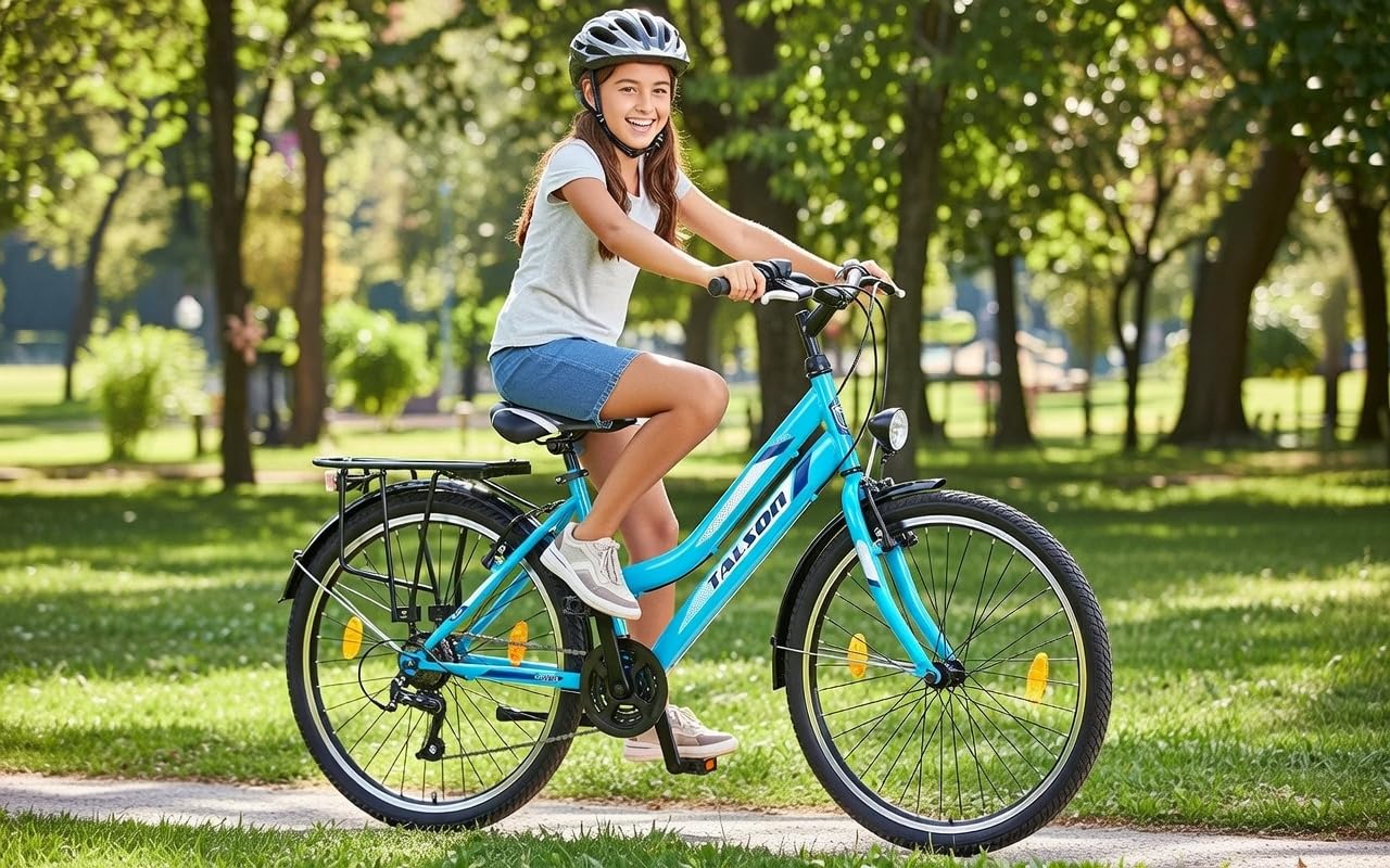 26 Zoll Fahrrad 21-Gang Shimano Schaltung mit Beleuchtung nach STVO Türkis Doppelrahmen