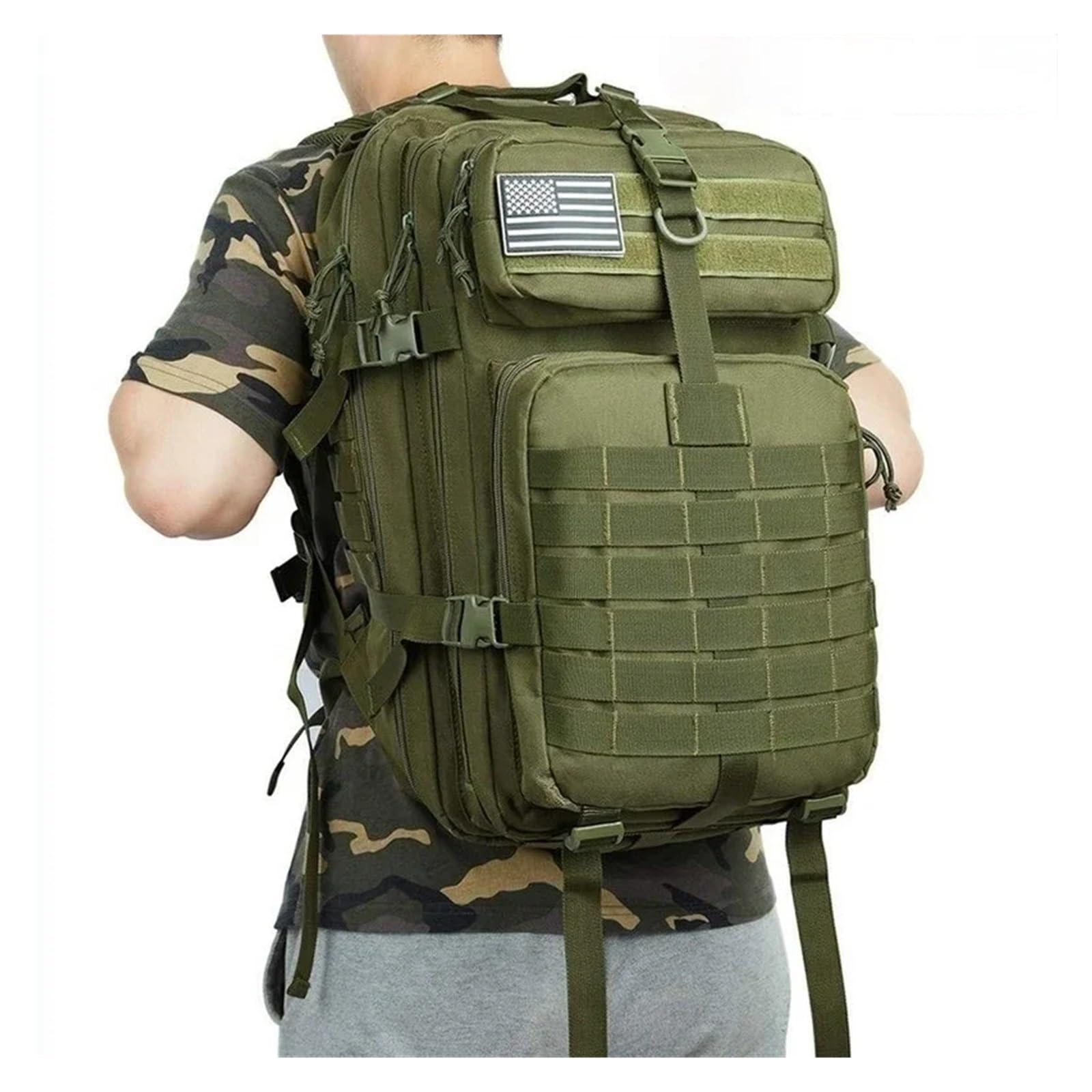 30L/50L 1000D Nylon Waterproof Trekking Fishing Hunting Bag
