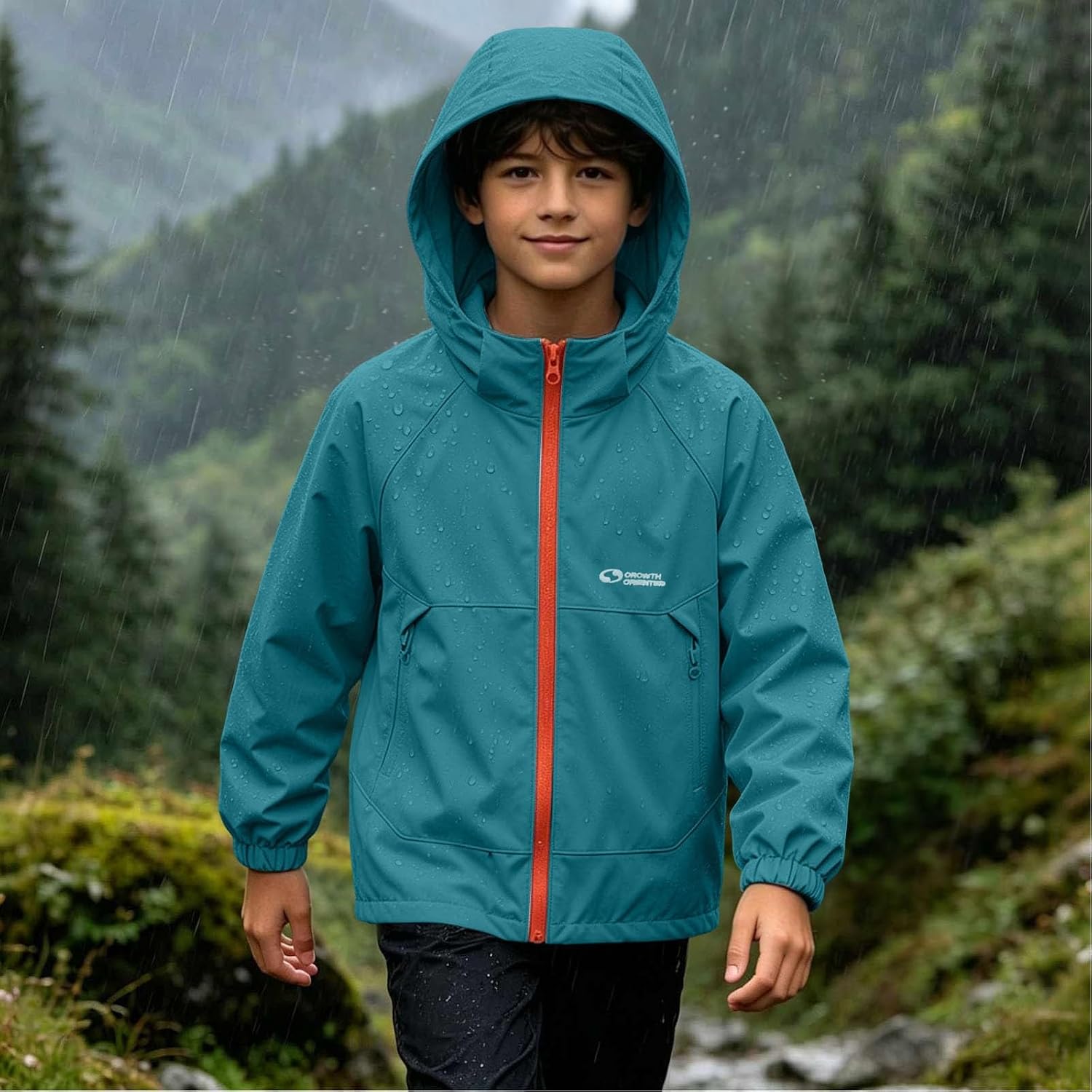 Kids Rain jackets Windbreaker Lightweight Waterproof Windproof Raincoats
