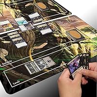 Vista 5 de Juego de mesa MTG Playmat Games Tamaño 60X35 cm CCG Compatible para TCG RPG CCG Play Mats (Nissa, Voz de ZENDIKAR-Zone)