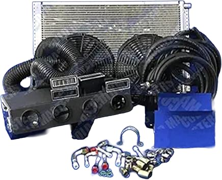 Coldmaster Under Dash AC Kit 450A-000LR-C Chrome Rectangular No Compressor