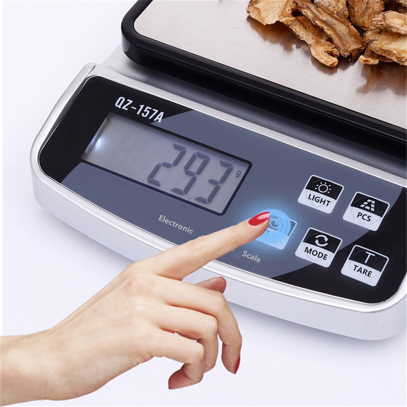 Waga spożywcza 15 kg/1 g waga elektroniczna odpowiednia do ładowania USB/wtyczki/baterii wodoodporna waga kuchenna domowa waga kuchenna cyfrowa waga kuchenna waga kuchenna
