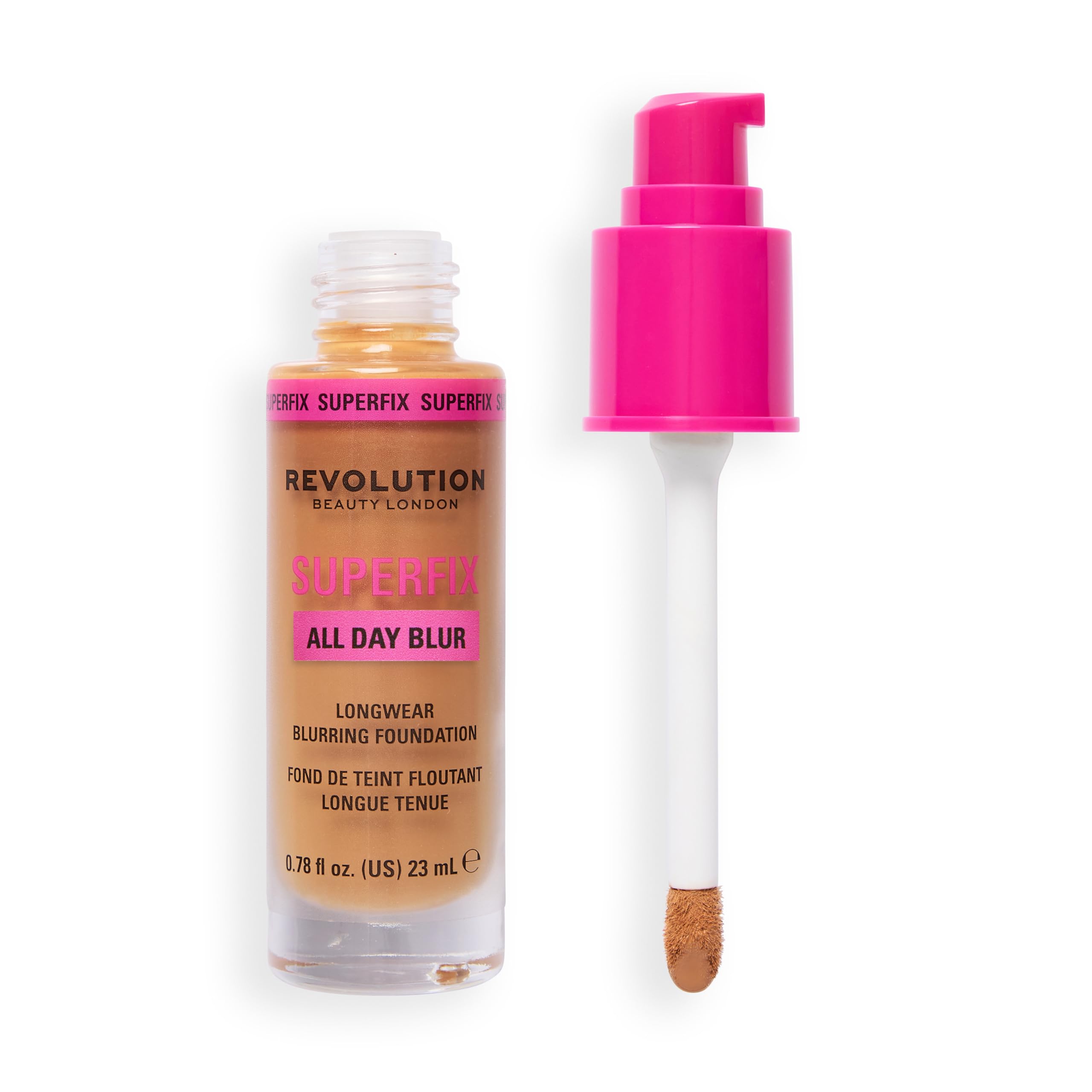 Revolution Superfix Blur Longwear Foundation, F12C, 23ml