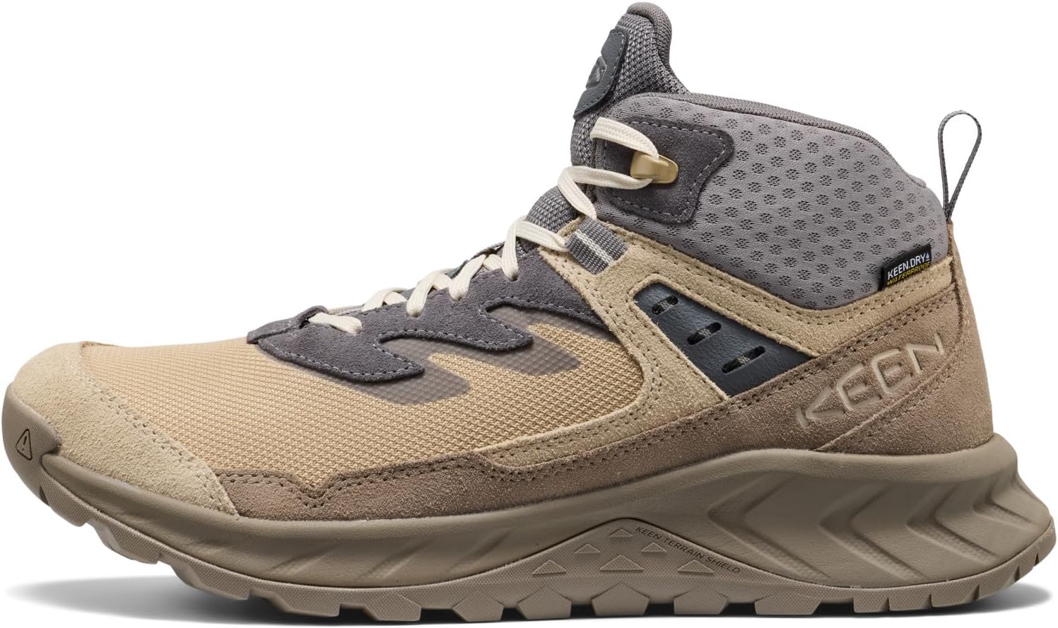 KEEN Men's Hightrail Mid Height Durable Lightweight Breathable Leather Waterproof Hiking Boots