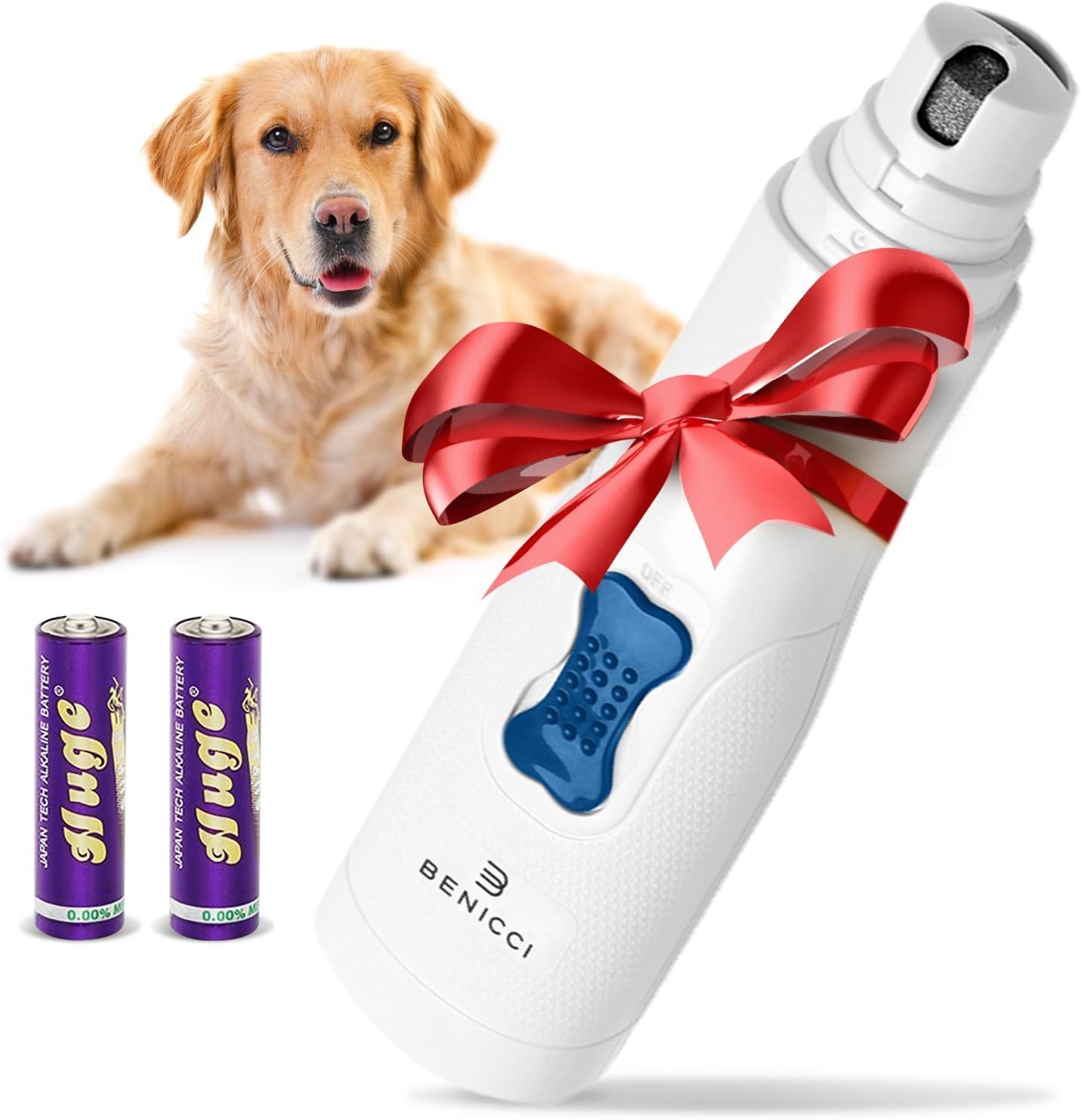 Benicci Premium Pet Nail Grinder by Ideal for Trimming Pet Nails - Completely Painless, Easy and Safe - Durable Design - Great for Cats…