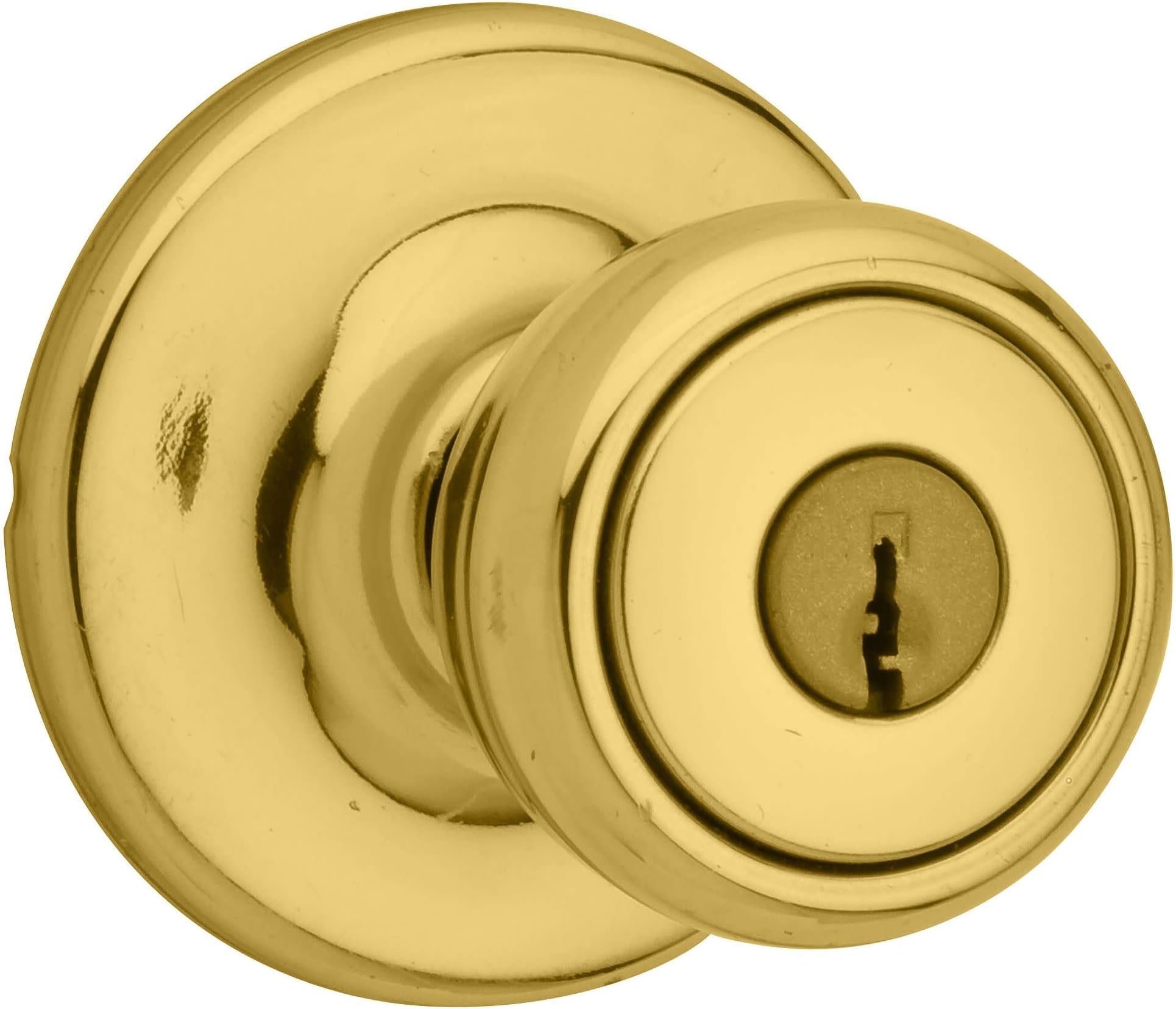 Kwikset 82730 5 Inch Backset Deadbolt Latch - Polished Brass Finish For Door Lock Installation - View #11