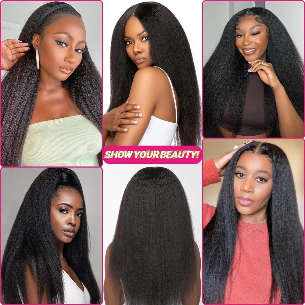 Przedłużanie włosów Przedłużki do włosów Kinky Straight Clip-in Clip-Ins Brazylijskie 100% przedłużki z Remy #1B(10inches,120g)