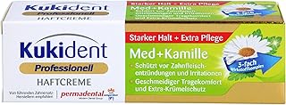 Kukident Extra Strong Denture Adhesive Cream with Camomile Extract 1.41 Oz