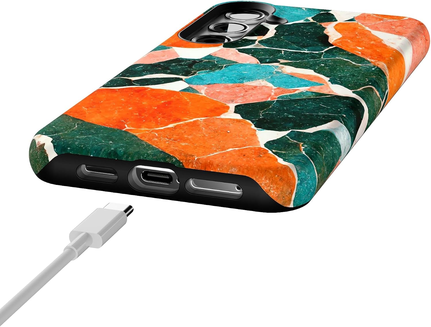 Casely Galaxy S24 Plus Case | of Quartz! | Sculpted Marble | Essential Slim Dual-Layer Protective Design
