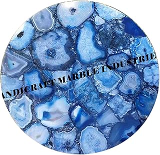 Blue Agate Coffee Table, Agate Stone Coffee Table, Customized Sizes, Agate Kitchen Table Top, Fire Agate Botswana Agate Moss Agate Meaning Agate Meaning Table Exterieur