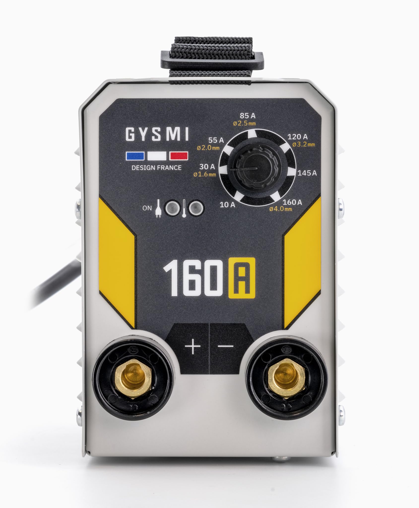 GYS, GYSMI 160A, Poste à Souder à l'Électrode Enrobée 160A Monophasé 230V (MMA), Arc Force, Antisticking, Hot Start, Avec Valise, Porte-électrode, Câble de Masse