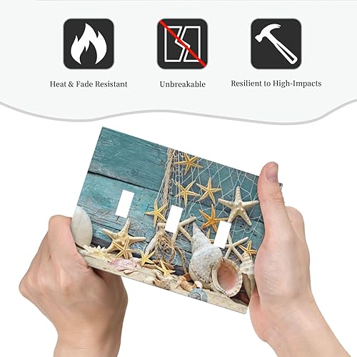 Vista 501 de Placa de pared con interruptor de luz de doble interruptor de pared para niños, diseño de dinosaurio, galaxia, espacio exterior, planeta, nebulosa