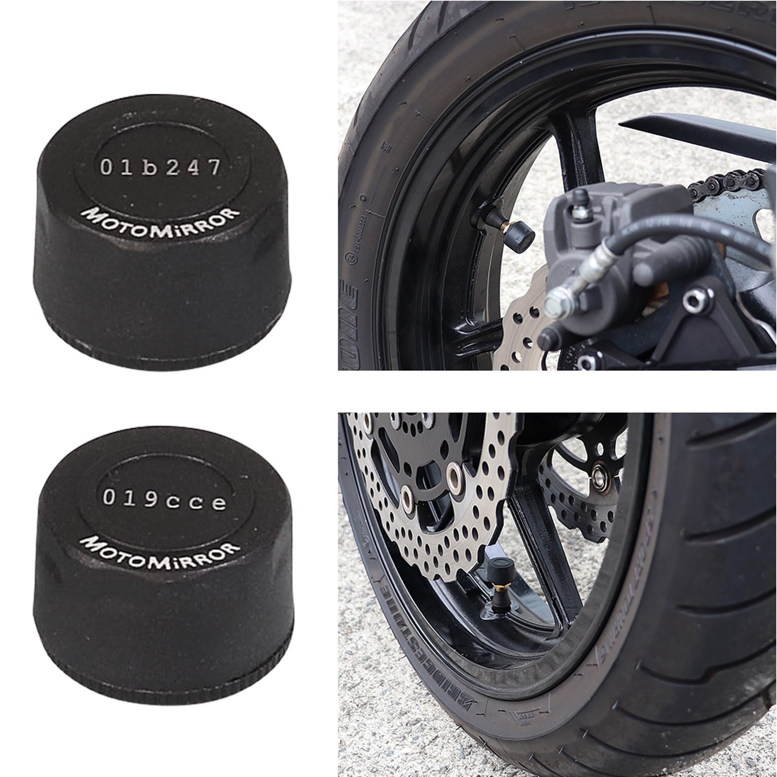 Amazon.co.jp: MAXWIN バイク タイヤ空気圧センサー2個入り BDVR-C003